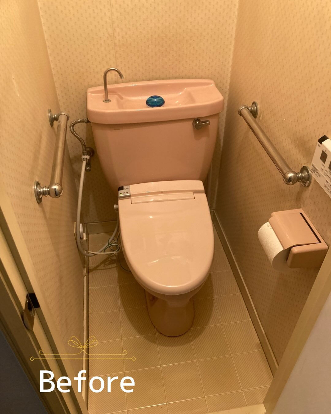 トイレ空間を明るくリニューアル✨